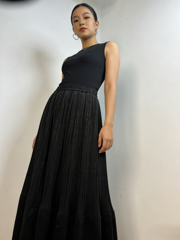 Twilight Drape Elastic Waist Skirt（09）