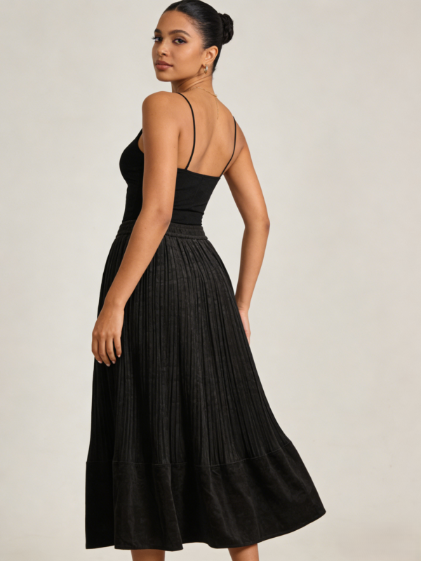 Twilight Drape Elastic Waist Skirt（09）